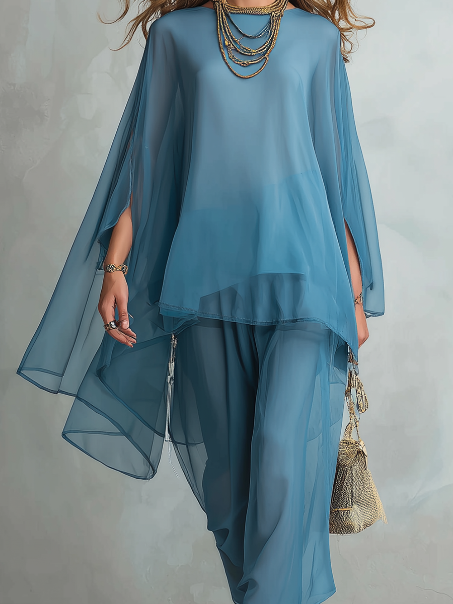 Bohemian Midnight Blue Tulle Set